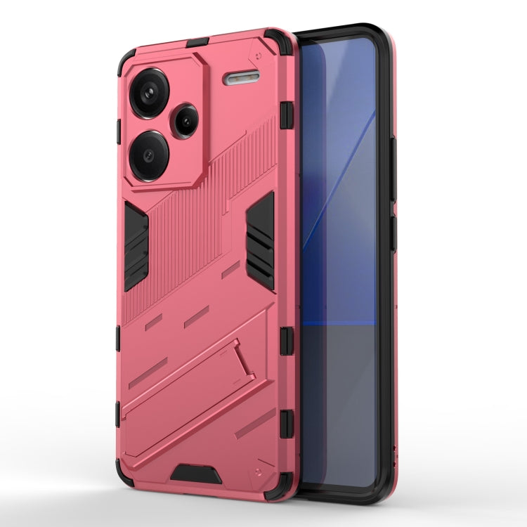 For Xiaomi Redmi Note 13 Pro Punk Armor 2 in 1 PC + TPU Phone Case(Light Red) - Note 13 Pro Cases by PMC TechLife | Online Shopping South Africa | PMC TechLife | Buy Now Pay Later Mobicred