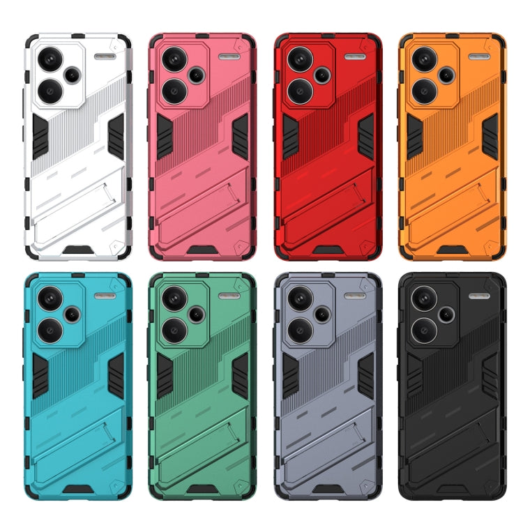 For Xiaomi Redmi Note 13 Pro Punk Armor 2 in 1 PC + TPU Phone Case(Light Red) - Note 13 Pro Cases by PMC TechLife | Online Shopping South Africa | PMC TechLife | Buy Now Pay Later Mobicred