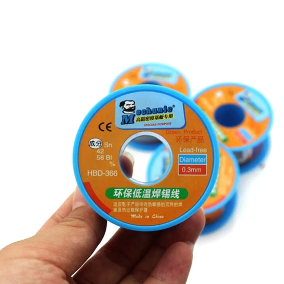 Mechanic HBD-366 40g Tin Solder Wire Lead-Free Solder Melt Rosin Core, Model:0.3mm