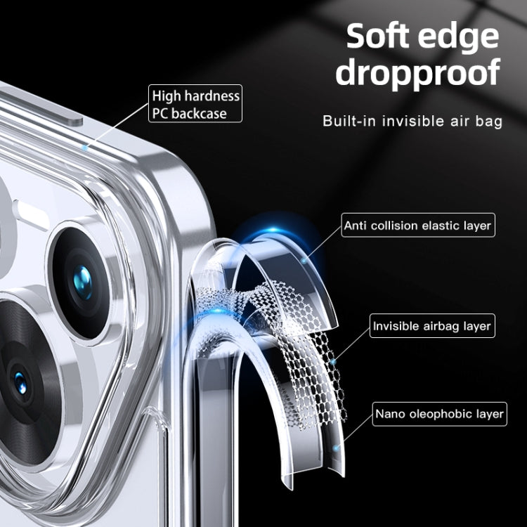 For Huawei Pura 70 Pro / 70 Pro+ Armor Clear TPU Hard PC Phone Case(Matte Black) - Huawei Cases by PMC TechLife | Online Shopping South Africa | PMC TechLife | Buy Now Pay Later Mobicred