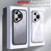 For Huawei Pura 70 Pro / 70 Pro+ Armor Clear TPU Hard PC Phone Case(Clear)