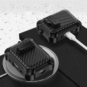 For AirPods 3 Alpha Carbon Fiber Wireless Bluetooth Earphone Protective Case(Royal Blue)