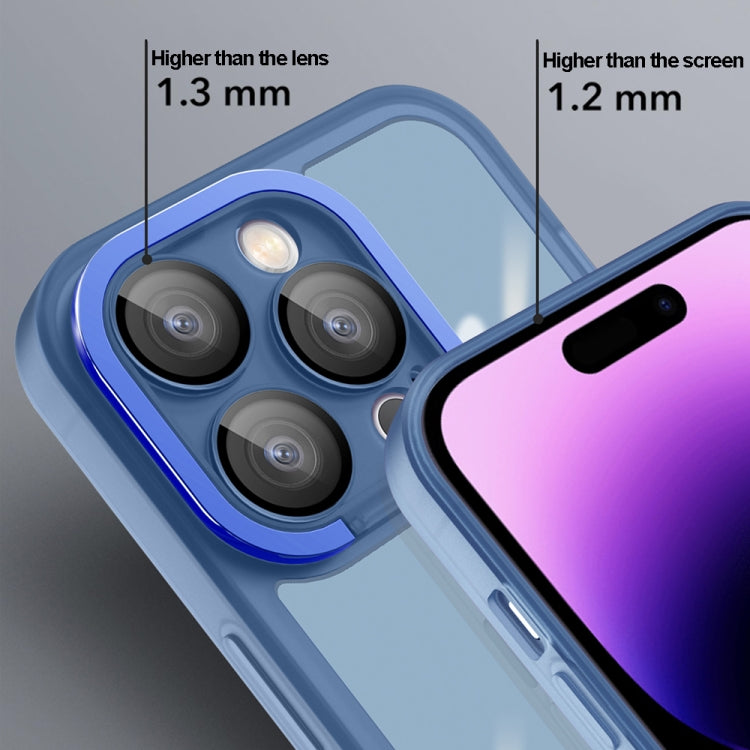For iPhone 15 Plus Invisible Lens Bracket Matte Transparent MagSafe Phone Case(Pink) - iPhone 15 Plus Cases by PMC TechLife | Online Shopping South Africa | PMC TechLife