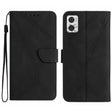 For Motorola Moto E22 / E22i 4G Stitching Embossed Leather Phone Case(Black) - free shipping - PMC TechLife - Order now!