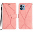 For Motorola Edge 40 Pro 5G Stitching Embossed Leather Phone Case(Pink) - free shipping - PMC TechLife - Order now!