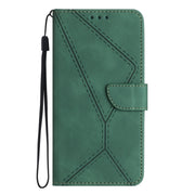 For Motorola Edge 40 Pro 5G Stitching Embossed Leather Phone Case(Green)
