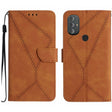 For Motorola Moto G Power 2022 Stitching Embossed Leather Phone Case(Brown) - free shipping - PMC TechLife - Order now!