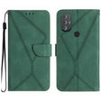 For Motorola Moto G Power 2022 Stitching Embossed Leather Phone Case(Green) - free shipping - PMC TechLife - Order now!