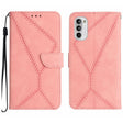 For Motorola Moto G Stylus 5G 2022 Stitching Embossed Leather Phone Case(Pink) - free shipping - PMC TechLife - Order now!