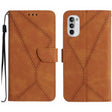 For Motorola Moto G Stylus 5G 2022 Stitching Embossed Leather Phone Case(Brown) - free shipping - PMC TechLife - Order now!