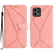 For Motorola Moto G Stylus 5G 2023 Stitching Embossed Leather Phone Case(Pink) - free shipping - PMC TechLife - Order now!
