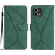For Motorola Moto G Stylus 5G 2023 Stitching Embossed Leather Phone Case(Green) - free shipping - PMC TechLife - Order now!