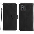 For Motorola Moto G Stylus 5G 2023 Stitching Embossed Leather Phone Case(Black) - free shipping - PMC TechLife - Order now!