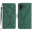 For Motorola Moto G72 4G Stitching Embossed Leather Phone Case(Green) - free shipping - PMC TechLife - Order now!