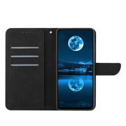 For Motorola Moto G73 5G Stitching Embossed Leather Phone Case(Black)