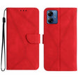 For Motorola Moto G14 Stitching Embossed Leather Phone Case(Red) - free shipping - PMC TechLife - Order now!