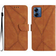For Motorola Moto G14 Stitching Embossed Leather Phone Case(Brown) - free shipping - PMC TechLife - Order now!