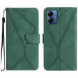 For Motorola Moto G14 Stitching Embossed Leather Phone Case(Green) - free shipping - PMC TechLife - Order now!