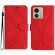 For Motorola Edge 40 Stitching Embossed Leather Phone Case(Red) - free shipping - PMC TechLife - Order now!