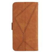 For Motorola Edge 40 Neo Stitching Embossed Leather Phone Case(Brown)