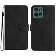 For Motorola Edge 50 5G Stitching Embossed Leather Phone Case(Black) - free shipping - PMC TechLife - Order now!
