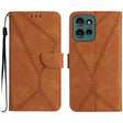 For Motorola Edge 50 Neo Stitching Embossed Leather Phone Case(Brown) - free shipping - PMC TechLife - Order now!