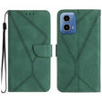 For Motorola Moto G35 5G Stitching Embossed Leather Phone Case(Green) - free shipping - PMC TechLife - Order now!