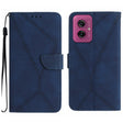 For Motorola Moto G55 5G Stitching Embossed Leather Phone Case(Blue) - free shipping - PMC TechLife - Order now!