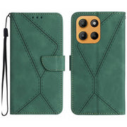 For Motorola Moto G Stylus 5G 2025 Stitching Embossed Leather Phone Case(Green)
