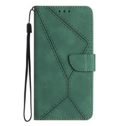 For Motorola Moto G Stylus 5G 2025 Stitching Embossed Leather Phone Case(Green)