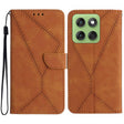 For Motorola Edge 60 Pro Stitching Embossed Leather Phone Case(Brown) - free shipping - PMC TechLife - Order now!