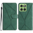 For Motorola Edge 60 Pro Stitching Embossed Leather Phone Case(Green) - free shipping - PMC TechLife - Order now!