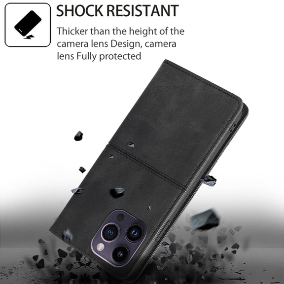 For Huawei Pura 70 5G Cow Texture Magnetic Leather Phone Case(Black)