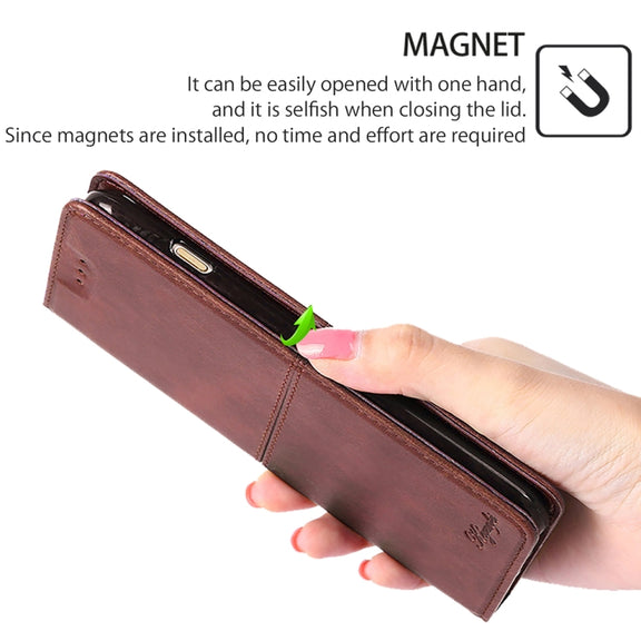 For Huawei Pura 70 5G Cow Texture Magnetic Leather Phone Case(Dark Brown)