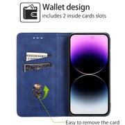 For Huawei Pura 70 Pro / 70 Pro+ 5G Cow Texture Magnetic Leather Phone Case(Blue)
