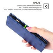 For Huawei Pura 70 Pro / 70 Pro+ 5G Cow Texture Magnetic Leather Phone Case(Blue)