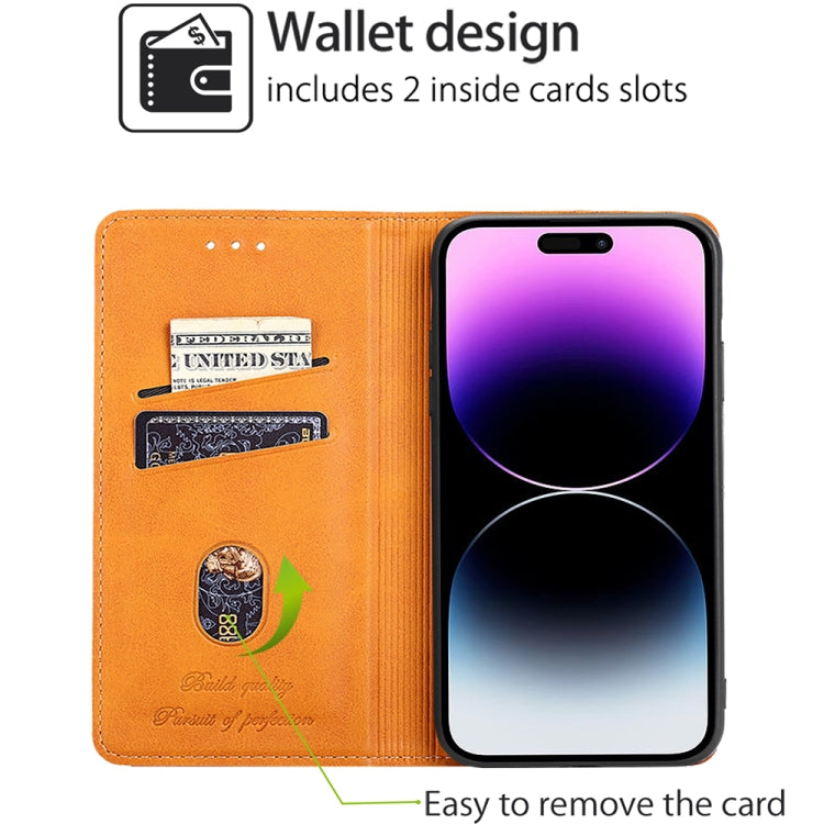 For Huawei Pura 70 Pro / 70 Pro+ 5G Cow Texture Magnetic Leather Phone Case(Light Brown)