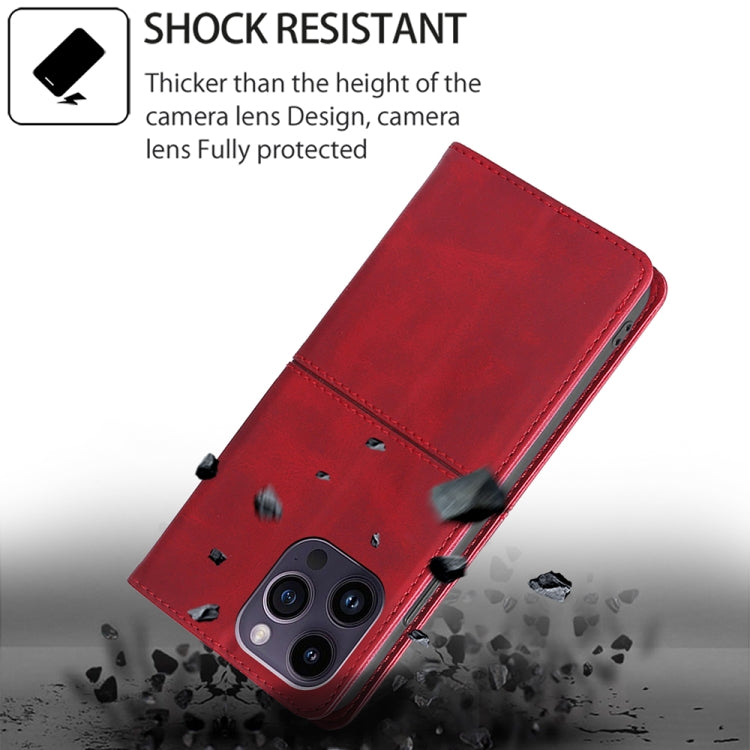 For Huawei Pura 70 Ultra 5G Cow Texture Magnetic Leather Phone Case(Red)
