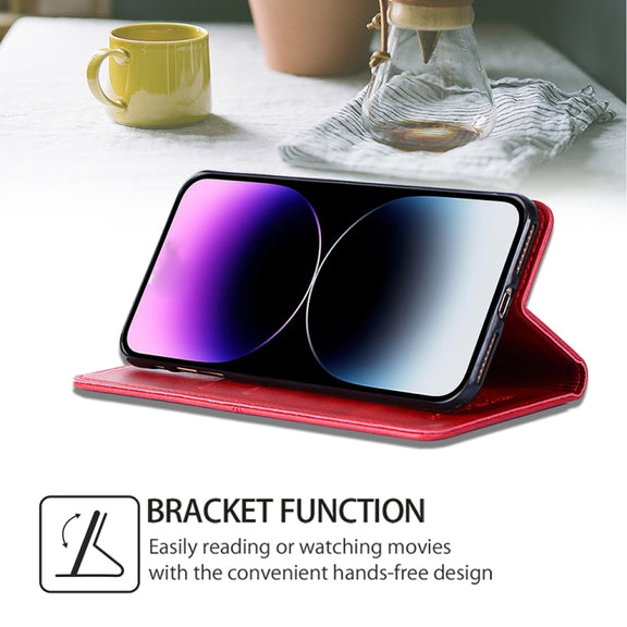 For Huawei Pura 70 Ultra 5G Cow Texture Magnetic Leather Phone Case(Red)