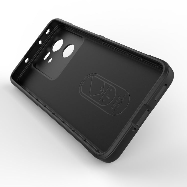 For Xiaomi Redmi K60 Ultra Magic Shield TPU + Flannel Phone Case(Dark Green) - Redmi K60 Ultra Cases by PMC TechLife | Online Shopping South Africa | PMC TechLife | Buy Now Pay Later Mobicred