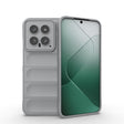 For Xiaomi 14 5G Magic Shield TPU + Flannel Phone Case(Grey) - 14 Cases by PMC TechLife | Online Shopping South Africa | PMC TechLife | Buy Now Pay Later Mobicred