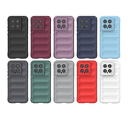 For Xiaomi 14 5G Magic Shield TPU + Flannel Phone Case(Light Blue)