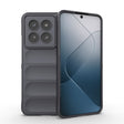 For Xiaomi 14 Pro 5G Magic Shield TPU + Flannel Phone Case(Dark Grey) - 14 Pro Cases by PMC TechLife | Online Shopping South Africa | PMC TechLife | Buy Now Pay Later Mobicred