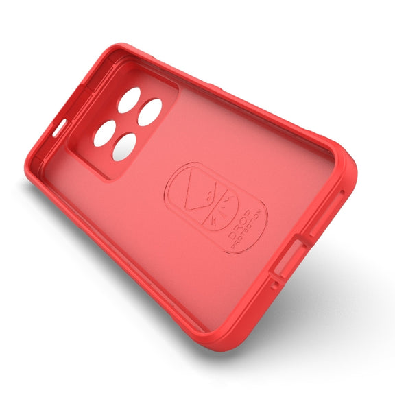 For Xiaomi 14 Pro 5G Magic Shield TPU + Flannel Phone Case(Wine Red)