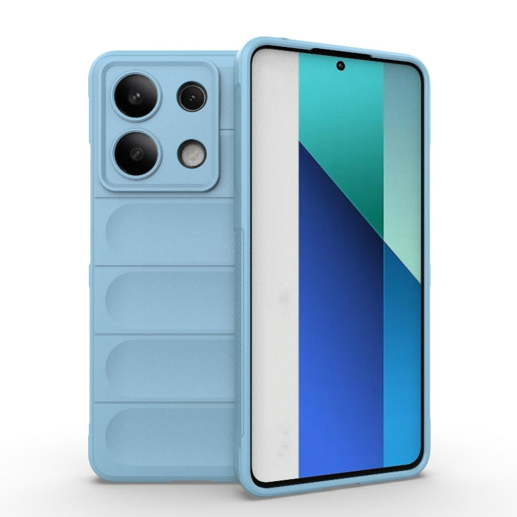 For Xiaomi Redmi Note 13 4G Global Magic Shield TPU + Flannel Phone Case(Light Blue) - free shipping - PMC TechLife - Order now!