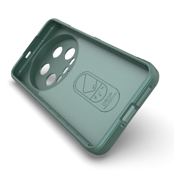 For Xiaomi 14 Ultra Magic Shield TPU + Flannel Phone Case(Dark Grey)