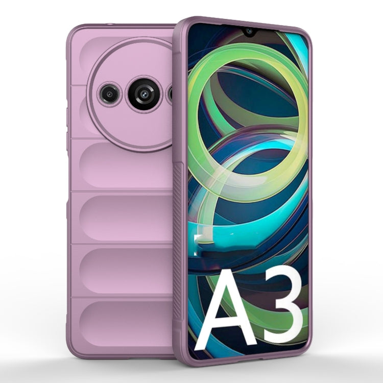 For Xiaomi Redmi A3 4G Global Magic Shield TPU + Flannel Phone Case(Purple) - Xiaomi Cases by PMC TechLife | Online Shopping South Africa | PMC TechLife | Buy Now Pay Later Mobicred