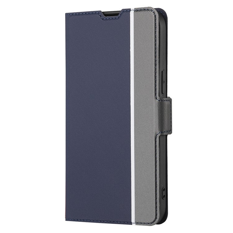 For Huawei Pura 70 Pro / 70 Pro+ 5G Twill Texture Side Button Leather Phone Case(Blue)