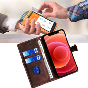 For Huawei Pura 70 5G Skin Feel Magnetic Buckle Leather Phone Case(Brown)