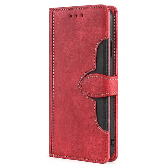 For Huawei Pura 70 5G Skin Feel Magnetic Buckle Leather Phone Case(Red)